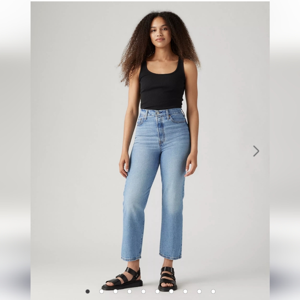 Levi's ribccage straight jeans